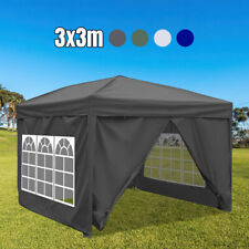 Pavillon Partyzelt Wasserdicht Gartenzelt 3x3m Seiten wasserdich Faltpavillon