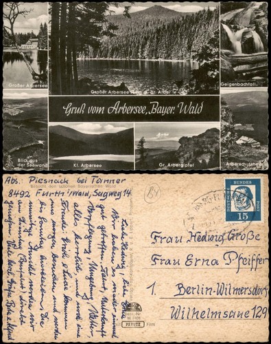 Ansichtskarte bayerisch - ansichtskarte,
