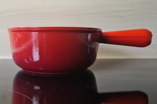 Cousance Kasserolle Stielkasserolle Nr.18 Made in France Ofenrot Top Zustand 