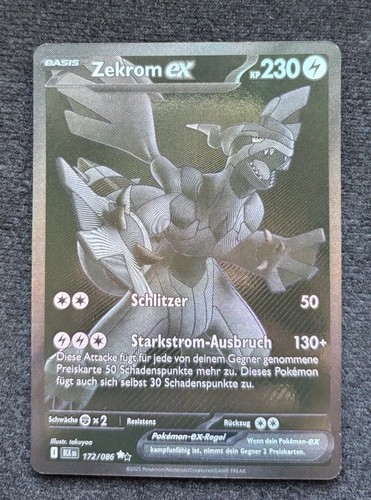 Pokemon zekrom 172 086 - pokemon, ex