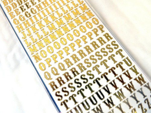 Minilabel gold stickende - gold,