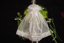 Kerzenrock Tropfschutz  Kommunion Taufe NEU creme D3,5-5cm