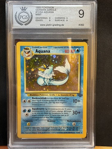 Pokemon karte aquana holo - pokemon,