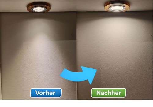 Lichtstreufolie für led - für, led-spot