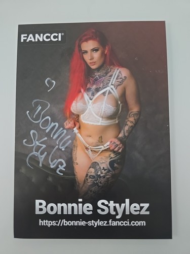 Bonnie stylez autogramm - stylez,