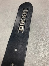 Ledergürtel schwarz Vintage