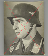 WW2: großes Portrait/ Echt-
