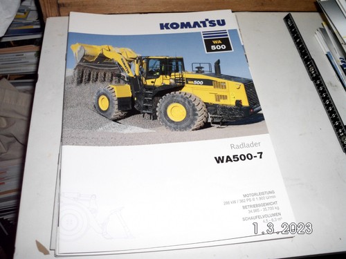 Komatsu wa500 radlader 20 - wa500-7,