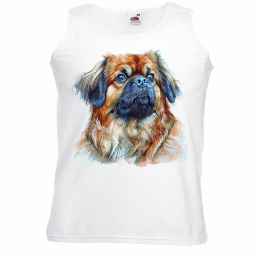 Tank top pekinese hunderasse - top,