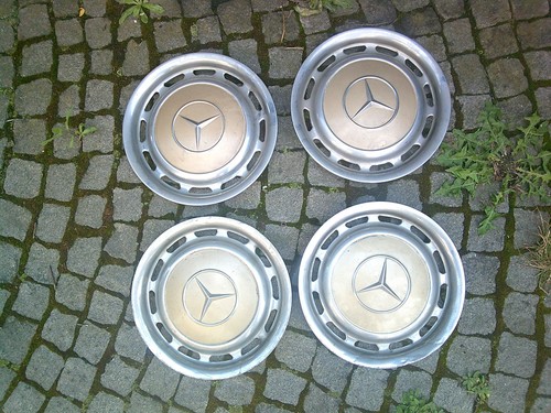Chrom radkappen mercedes - radkappen,