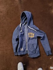 Superdry Zip Hoodie Gr. M Blau