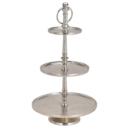 Etagere etagen metall silber - metall,