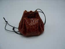 Schmuck Lederbeutel terracotta