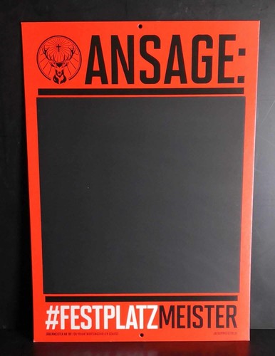 Jägermeister kreidetafel aus - jägermeister,