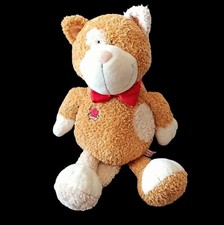 NICI Katze mit Fliege rot Love Rose Kuscheltier ca 50 cm gebraucht Stofftier