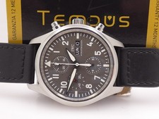 IWC FLIEGER PILOT DAY-DATE CHRONOGRAPH IW3717 AUTOMATIK STAHL JAHRE 2000ER