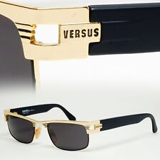Versus Sonnenbrille 1996 by Gianni Versace Vintage Gold Schwarz MOD F27 COL 39M