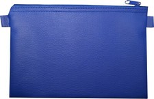 Banktasche BLAU Kunstleder