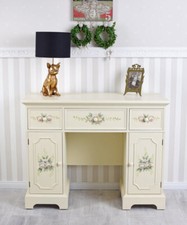 B-Ware Nostalgischer Schreibtisch Landhausstil Bürotisch Computertisch Rosen