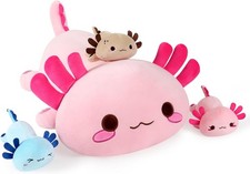 Axolotl Familie 4 Stück Mama
