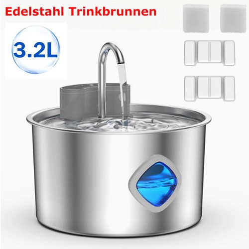 Katzenbrunnen edelstahl - 3.2l,