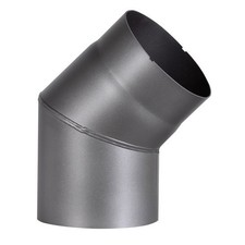 FireFix Ofenrohrbogen 45° Ø 150mm dunkelgrau Rohr Bogen Ofen Kaminrohr Rauchrohr