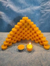 48 Bienenwachs Teelichter