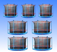 Sicherheitsnetz Trampolin innenliegend – für 6 oder 8 Stangen, Ø 244–427 cm