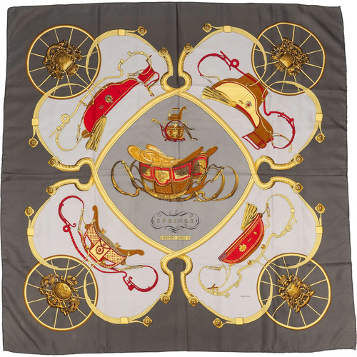 Hermès springs silk scarf - silk,