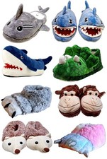 Lustige Tierhausschuhe Kinder Hausschuhe warm Kinderhausschuhe Plüschhausschuhe