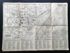 Pharus-Plan Danzig / Gdansk, Langfuhr in Westpreußen, Stadtplan um 1930, 1:8000