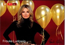 Original Autogramm Frauke Ludowig RTL /// Autogramm Autograph signiert si 349952