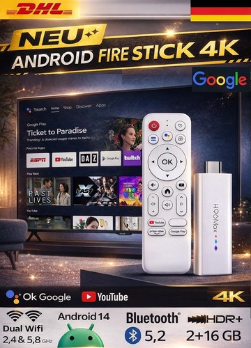 Android stick box 4k - stick,