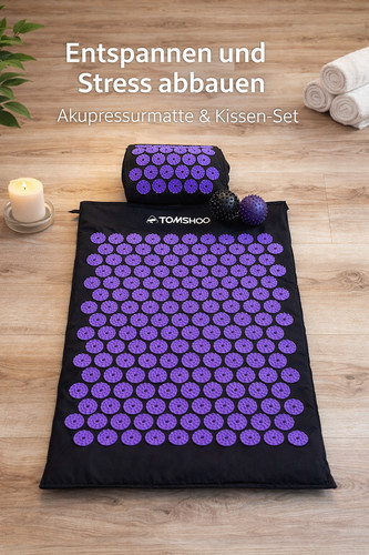 Tomshoo akupressurmatte set - tomshoo,