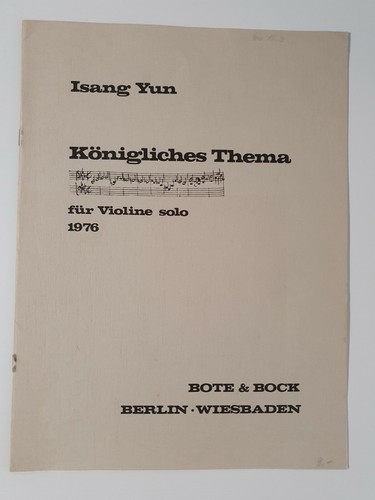 Isang yun königliches thema - isang,