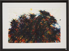 Max Uhlig  Aquarell auf Japan