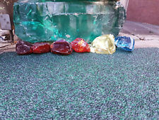 ein 80 kg großer Glasbrocken, Glasblock, Steinbrocken, Glasgestein grün Glaskies