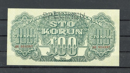 Tschechoslowakei 100 korun - 100,