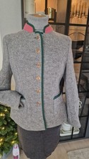 REITMAYER Wolljacke Gr.36 Janker NP 299n€ Trachten-Jacke Grau Rosa neu Frankonia