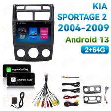Apple CarPlay 2+64G Für KIA SPORTAGE MK2 2004-2009 Android 13 Autoradio GPS Navi