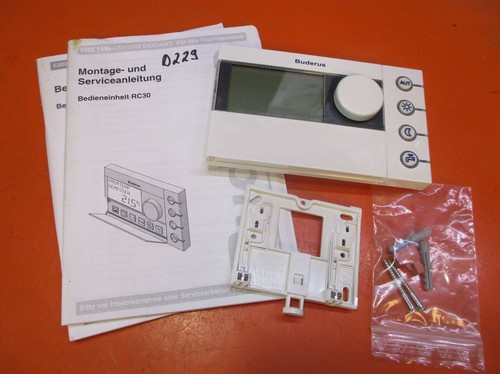 Buderus rc30 raumcontroller - rc30,