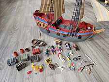 Playmobil großes Piratenschiff 3940 viele Figuren gebraucht Piraten Schiff 