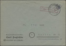 Gebühr-Bezahlt-Stempel Brief