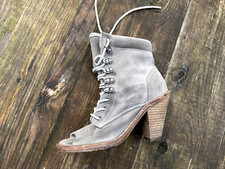 All Saints Peep Toes Ankle Boots? Stieflette Blockabsatz  36 ? Millitrary ?