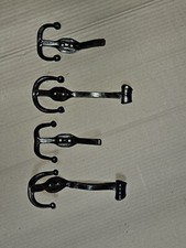 Alte sehr massive Wandhaken Garderobenhaken Mantelhaken Schmiedeeisen