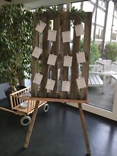 Gäste Tafel Sitzplan Sitzplatz Hochzeit Sitzordnung Palette Staffelei Holz miete