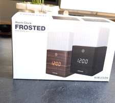 Karlsson Frosted LED Wecker braun modern Design