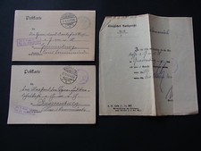 Lot fünf Belege (Thema