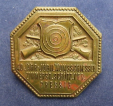 Abzeichen 40 Jahre Jubiläum Schießen Zimmerstutzen Schützenverein Pressig 1926 !