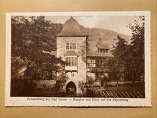 Schaumburg bei Bad Eilsen - Burgtor mit Blick auf die Papenburg •